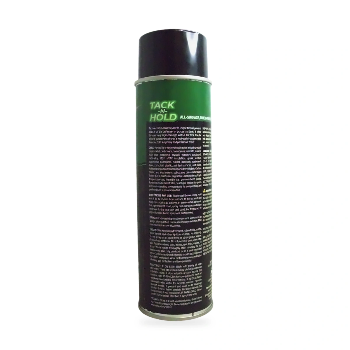 Tack-N-Hold All-Surface Spray Adhesive - back shot