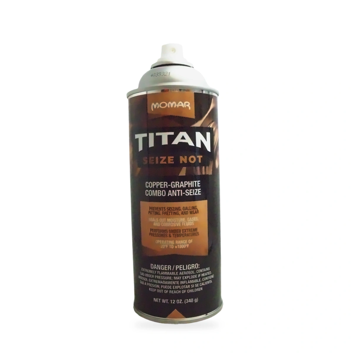 Titan Seize Not Copper-Graphite Anti-Seize - front shot (cap off)