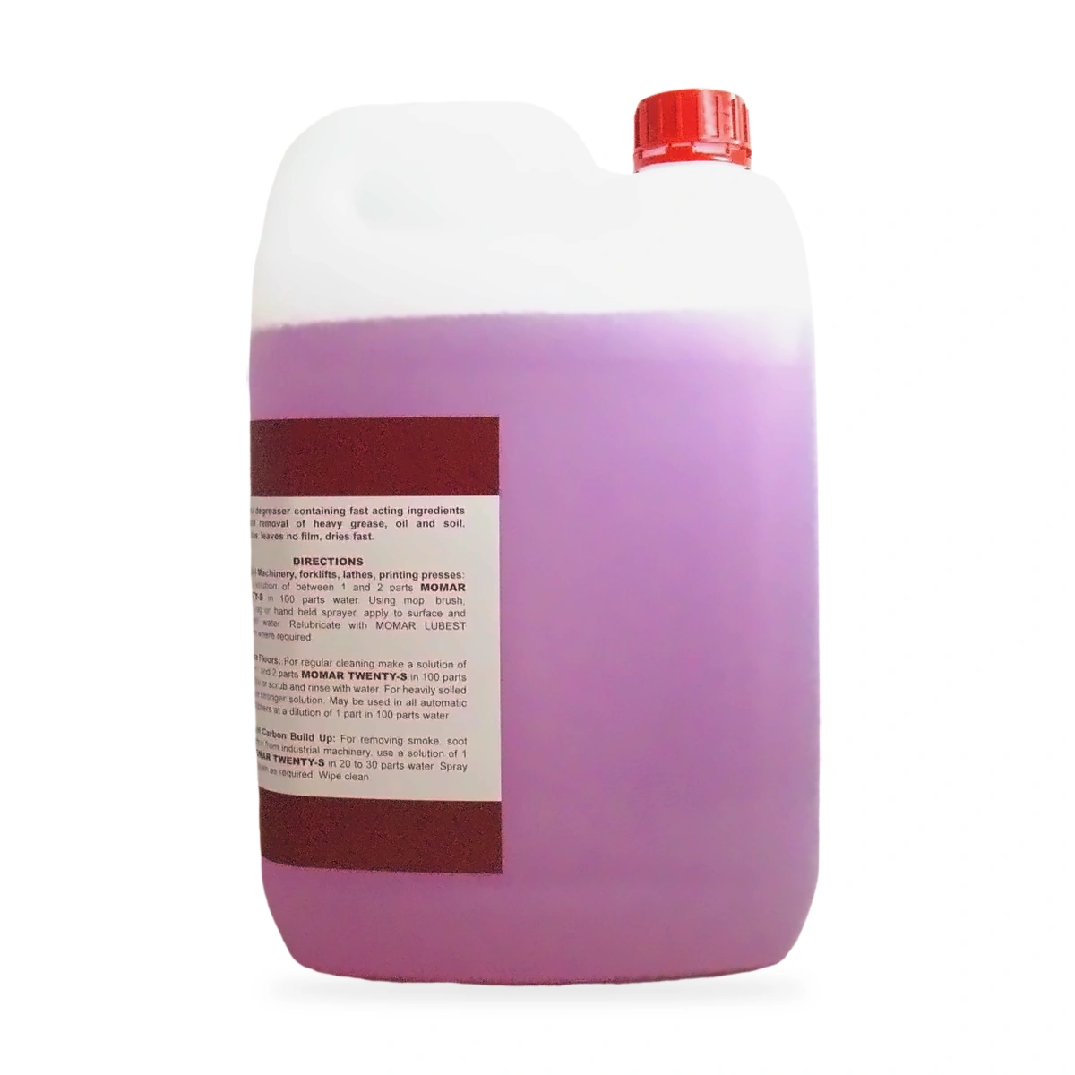 Twenty-S Super Industrial Strength Safety Solvent Degreaser 5L - side shot 1