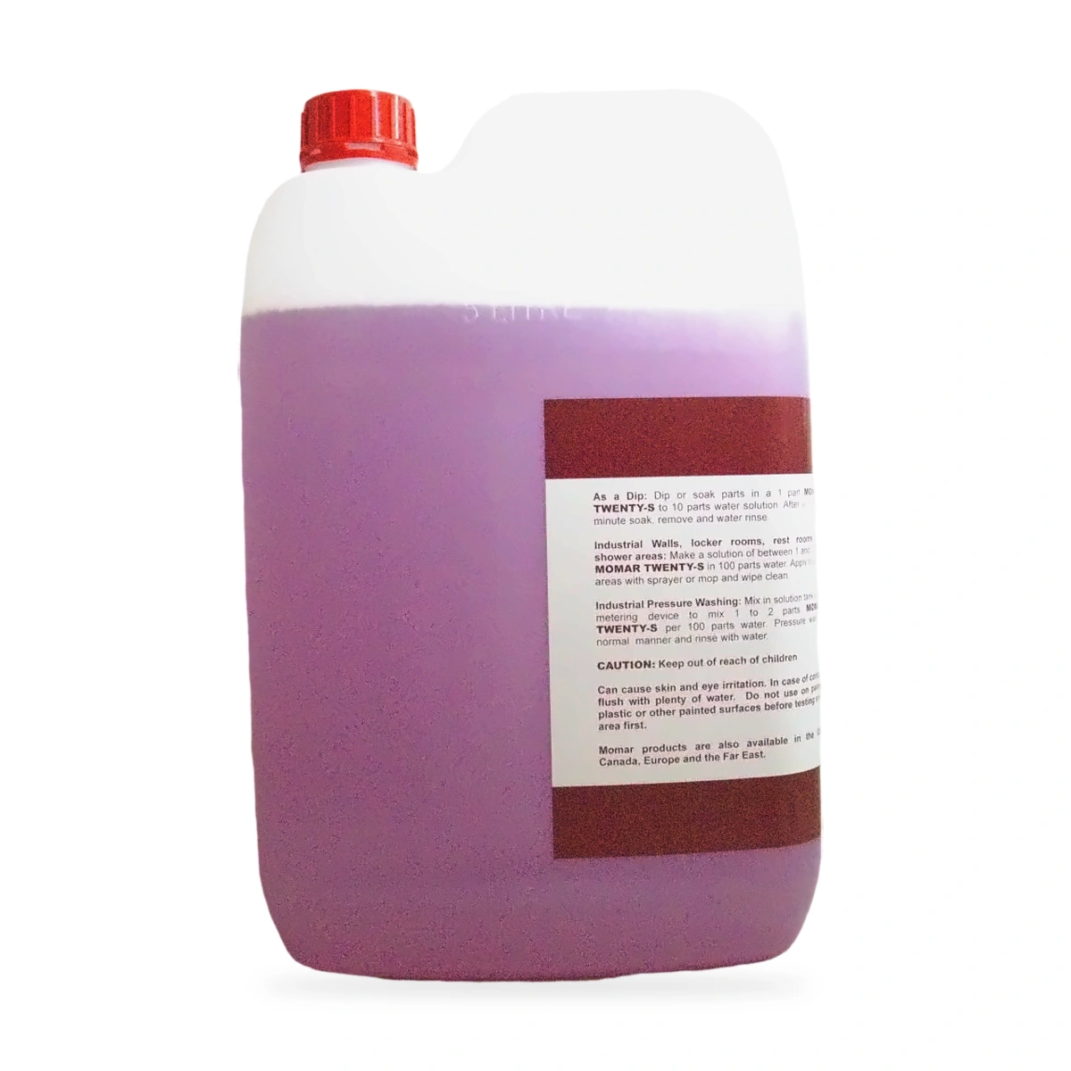 Twenty-S Super Industrial Strength Safety Solvent Degreaser 5L - side shot 2