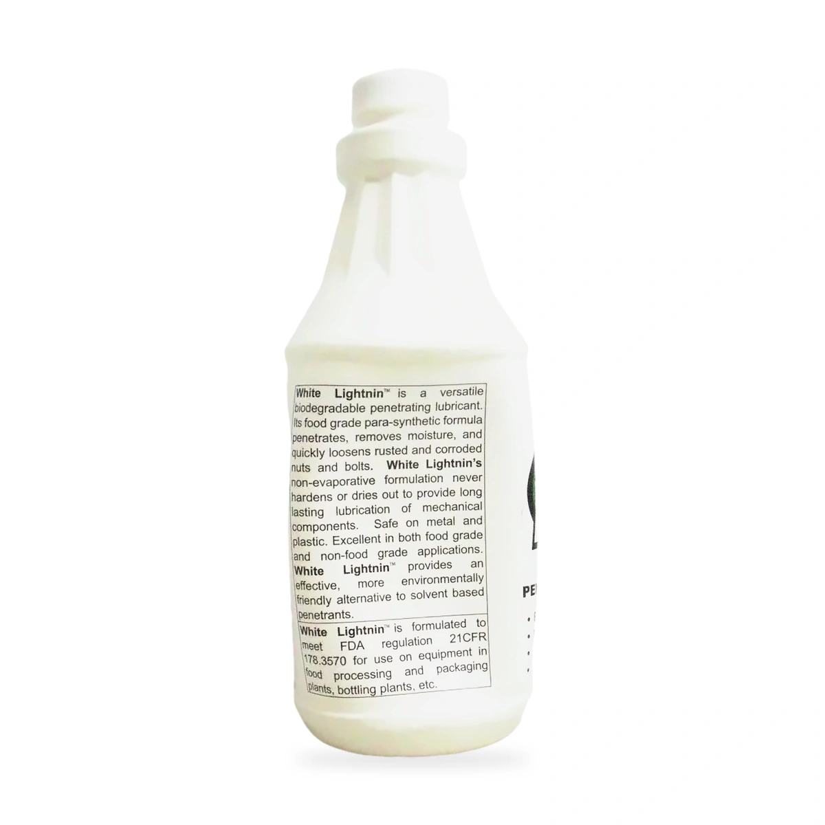 White Lightnin Penetrating Lubricant - side shot