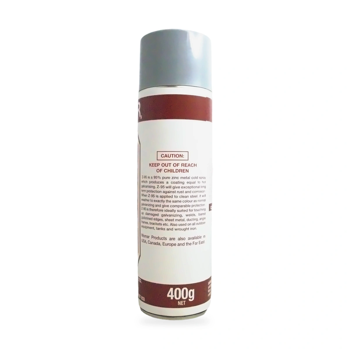 Z-95 Cold Galvanizing Spray - back shot