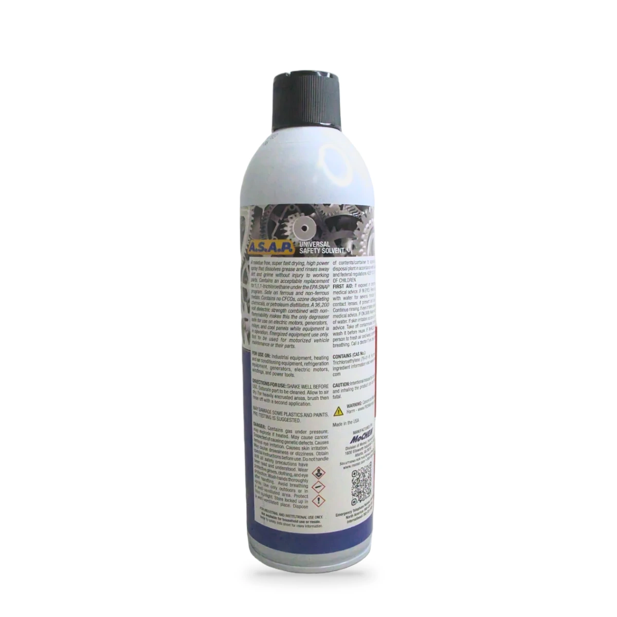 A.S.A.P. Universal Safety Solvent — back shot