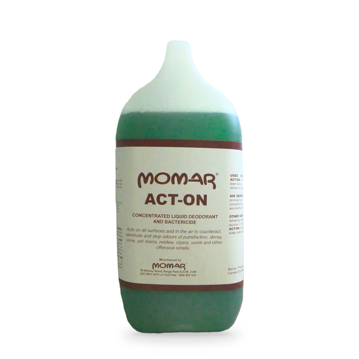 Act-On Concentrated Liquid Deodorant and Bactericide 5L — front shot