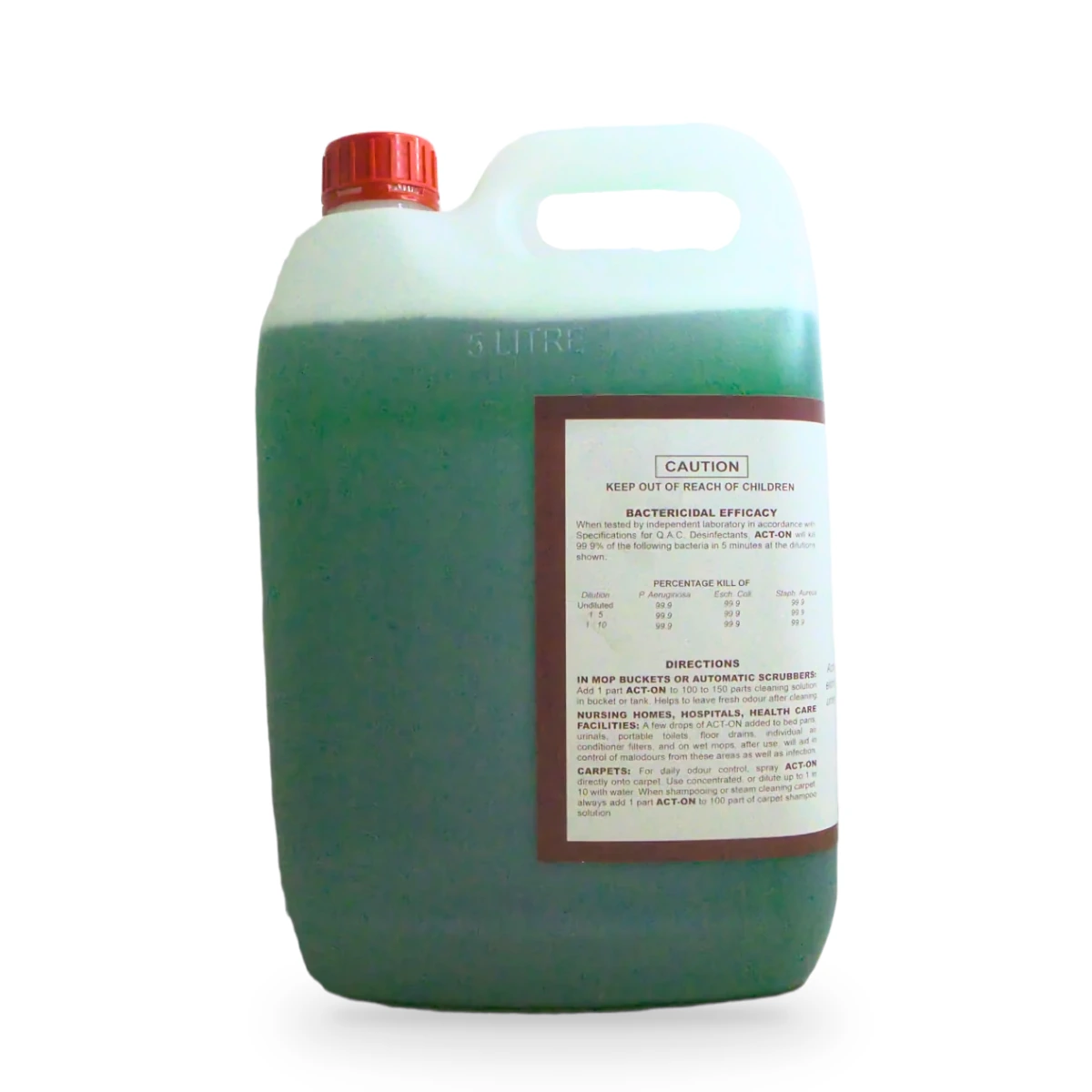 Act-On Concentrated Liquid Deodorant and Bactericide 5L — side shot 2