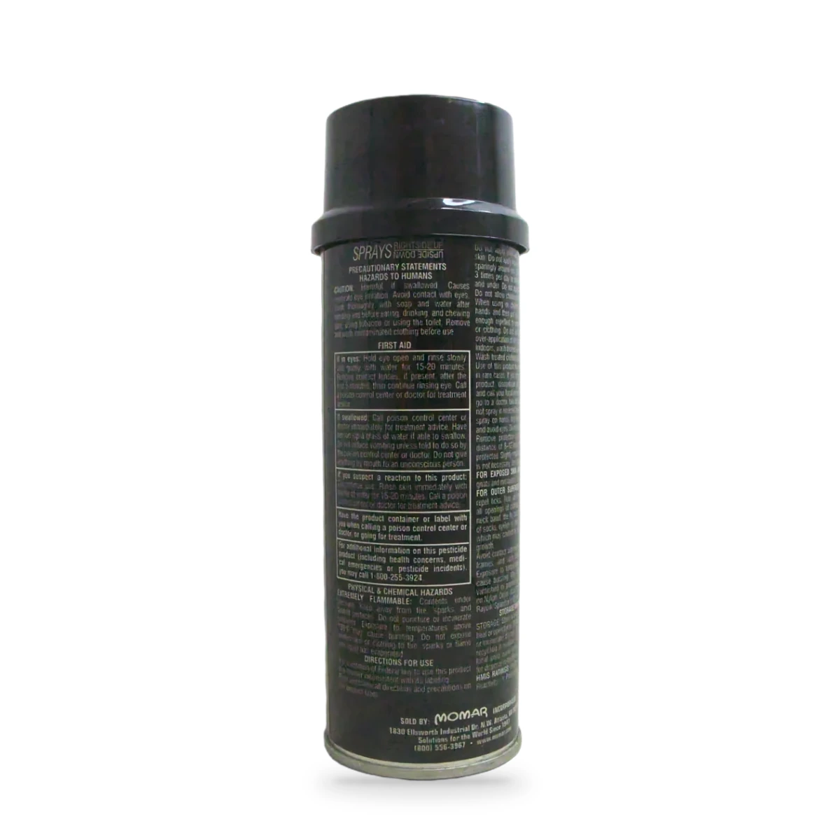 Back Off Aerosol Personal Insect Repellent — back shot