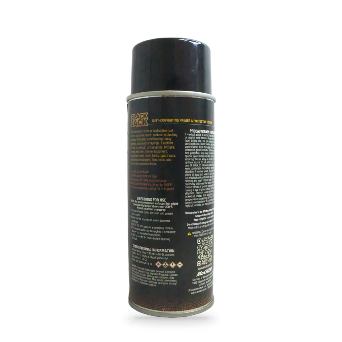 Black Jack Rust-Converting Primer Aerosol — back shot