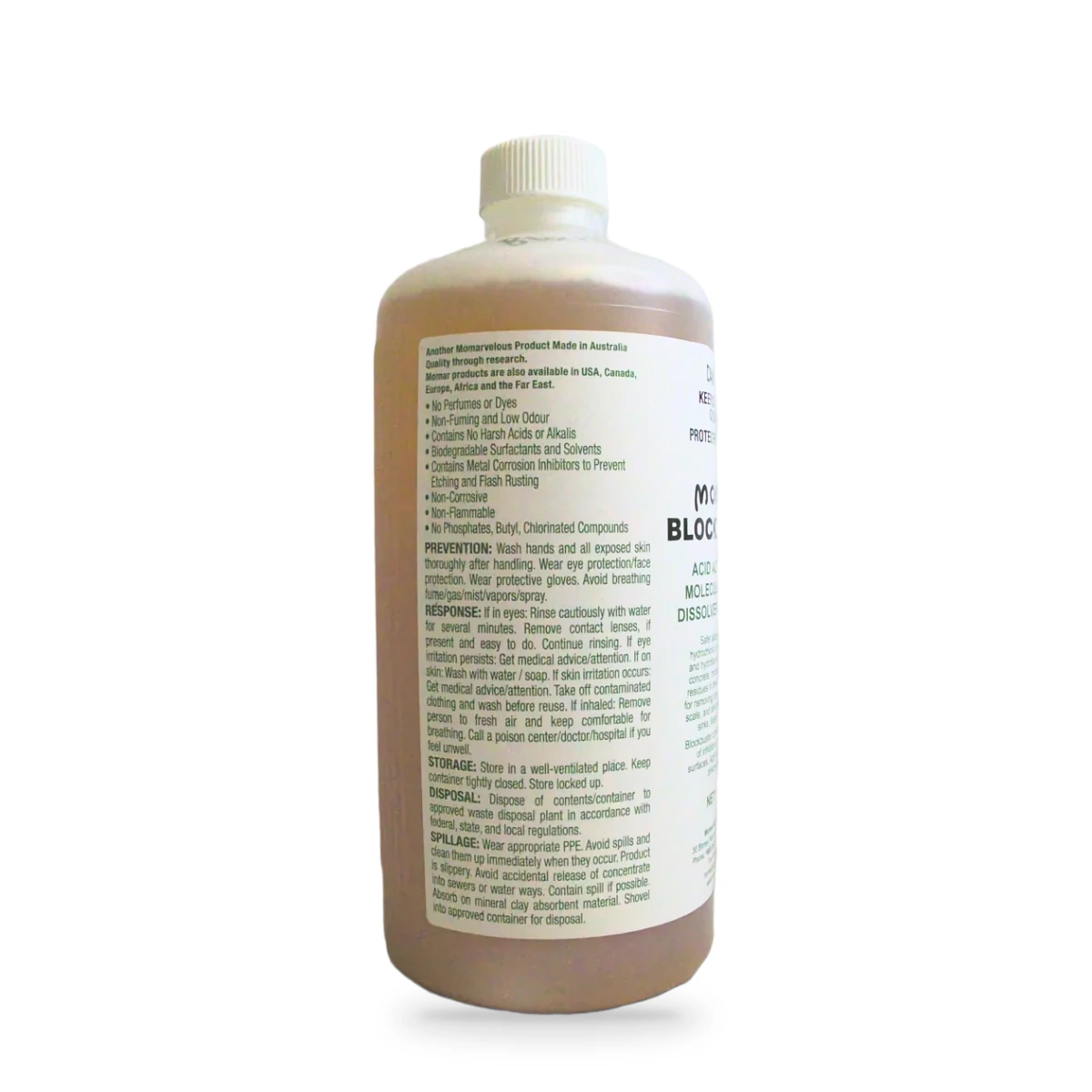 Blockbuster Acid Alternative Cement Dissolver 1L Second Batch — side shot