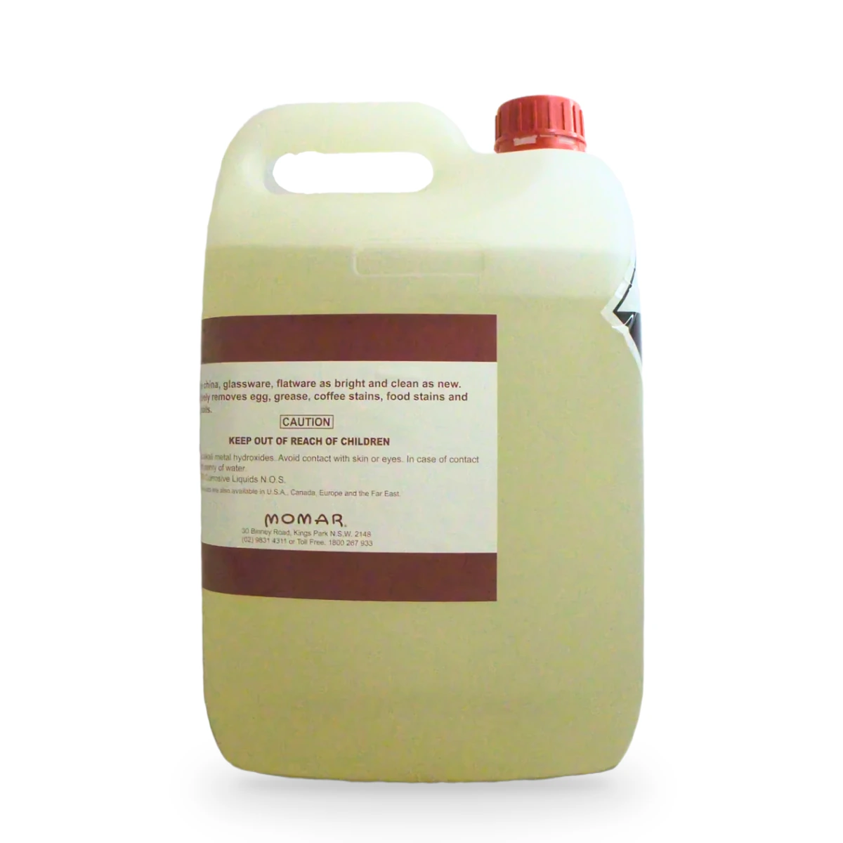 Brite Heavy Duty Liquid Machine Dishwash 5L — side shot