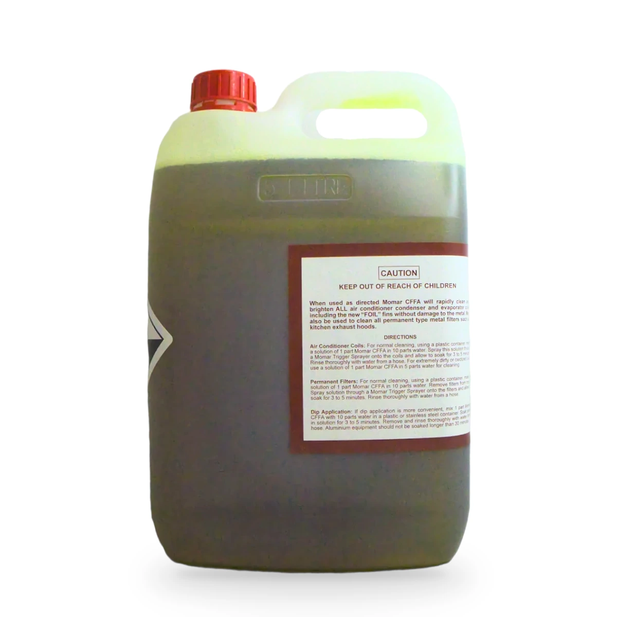 CFFA Aluminium Safe Air-Conditioner Coil and Filter Cleaner 5L — side shot 2
