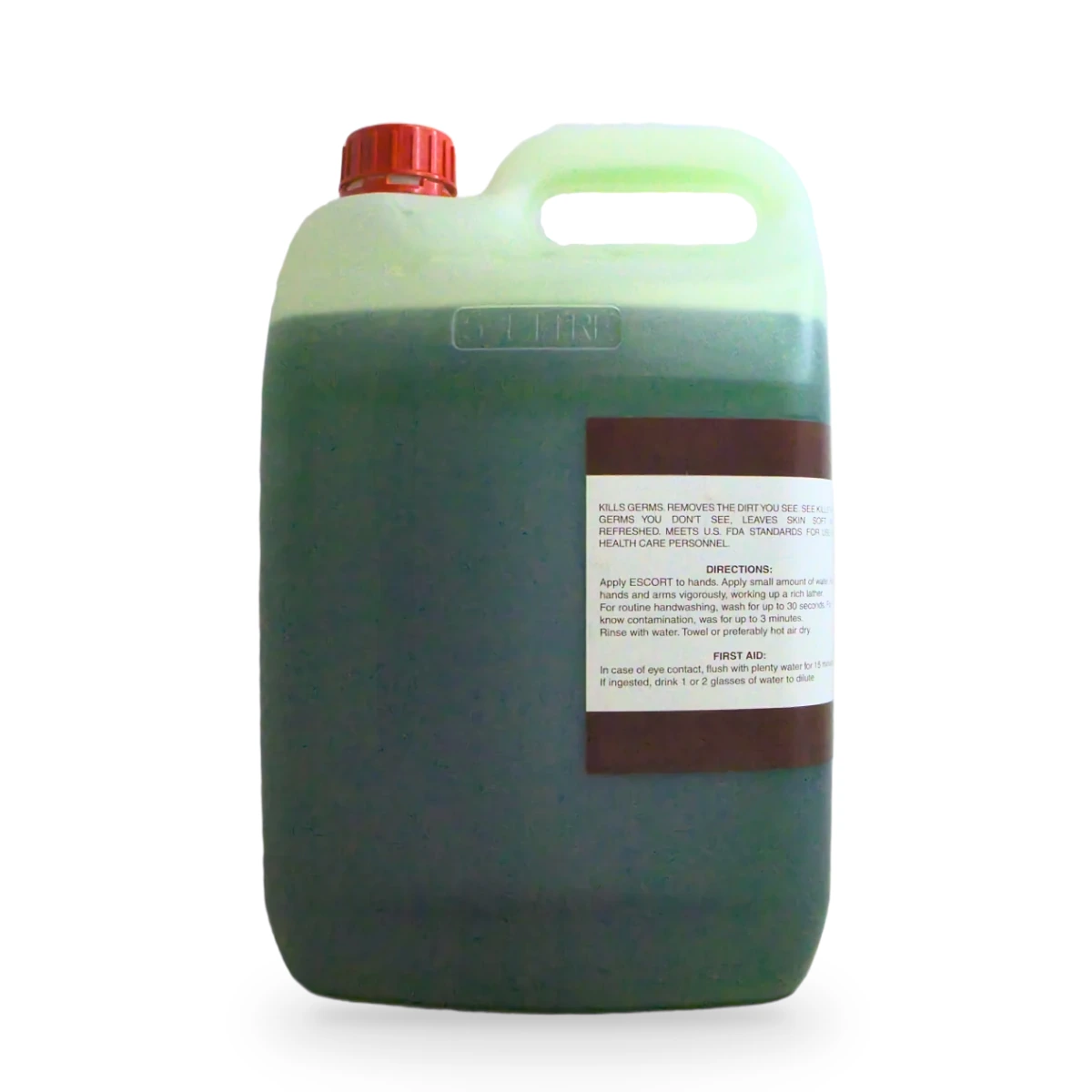 Escort Herbal Anti-Bacterial Hands and Arms Cleaner 5L — side shot 2