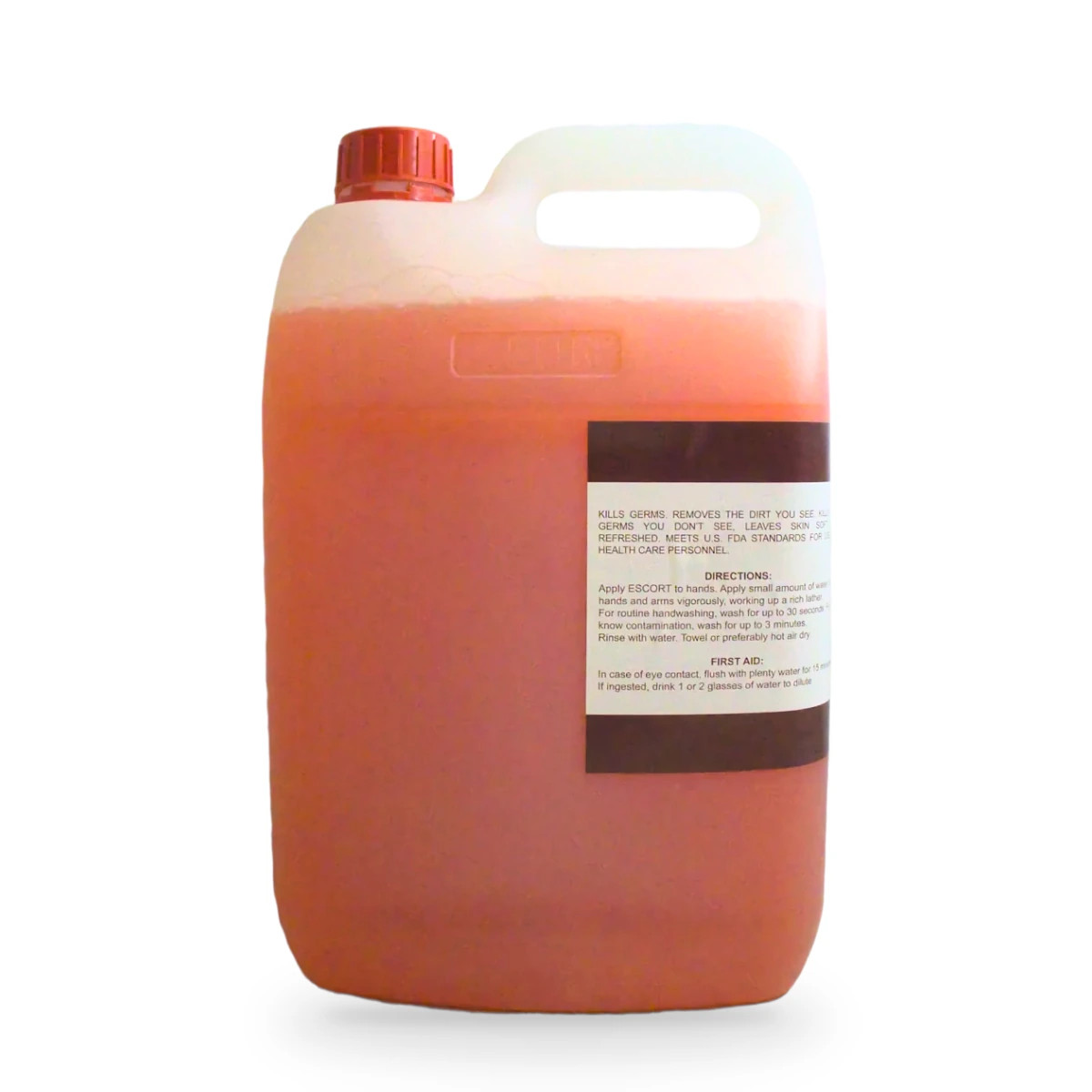Escort Tangerine Anti-Bacterial Hands and Arms Cleaner 5L — side shot 2
