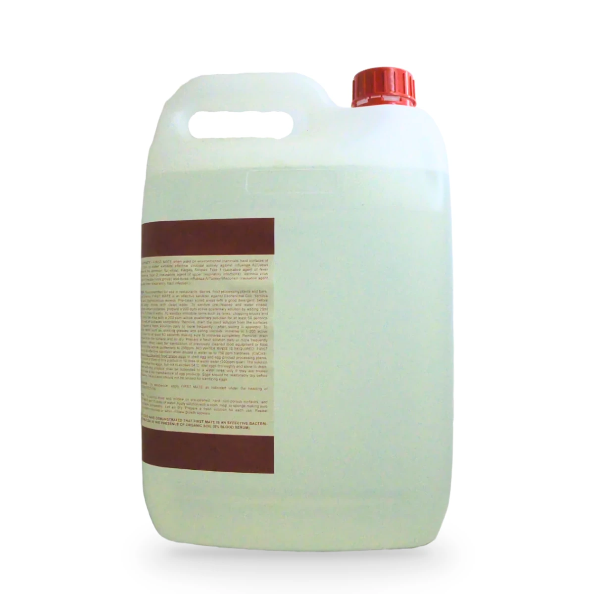 First Mate Disinfectant Deodorizer Sanitizer Virucide 5L — back shot