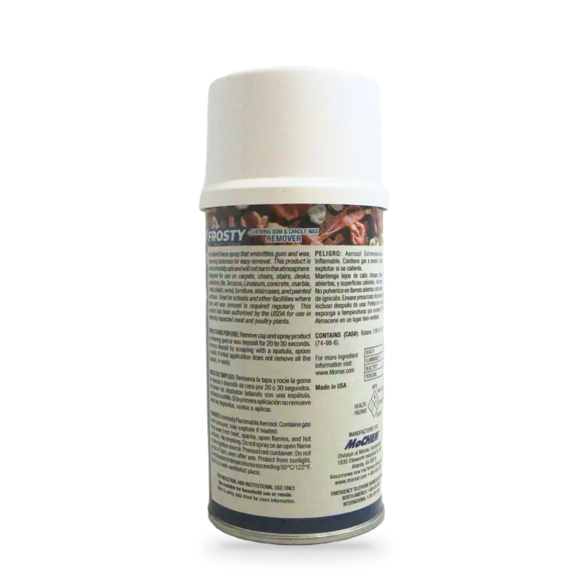 Frosty Chewing Gum and Candle Wax Remover — back shot
