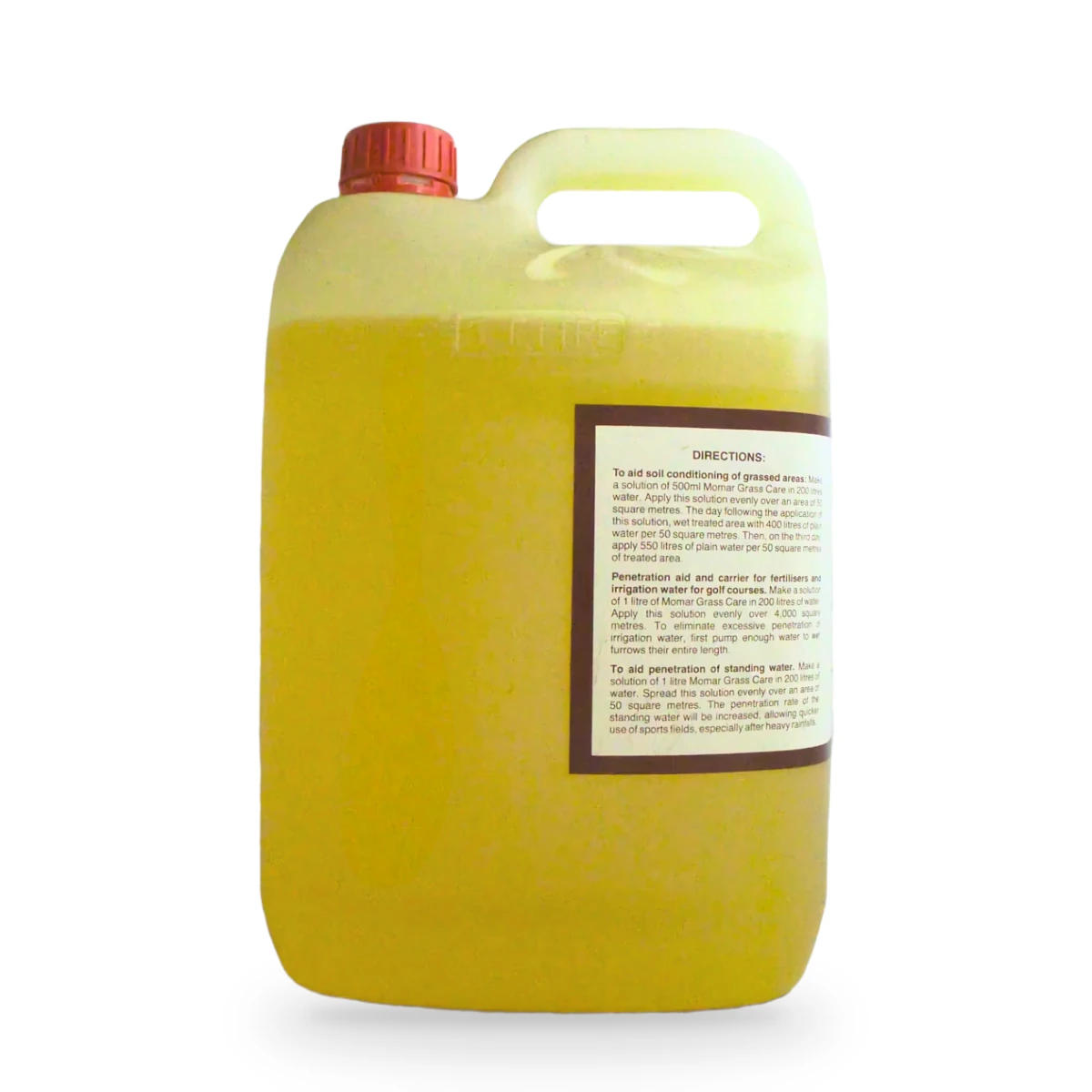 Grass Care Wetting Agent and Soil Penetrant 5L — side shot