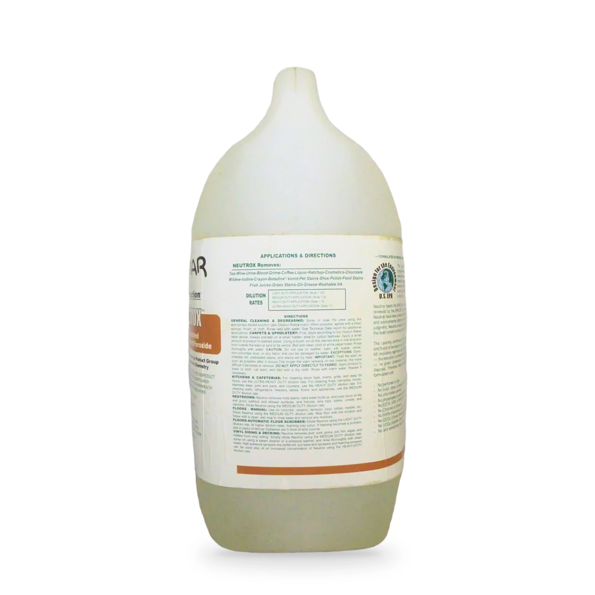 Greenaction Neutrox Ultra Concentrated Neutral Cleaner 5L — side shot 1