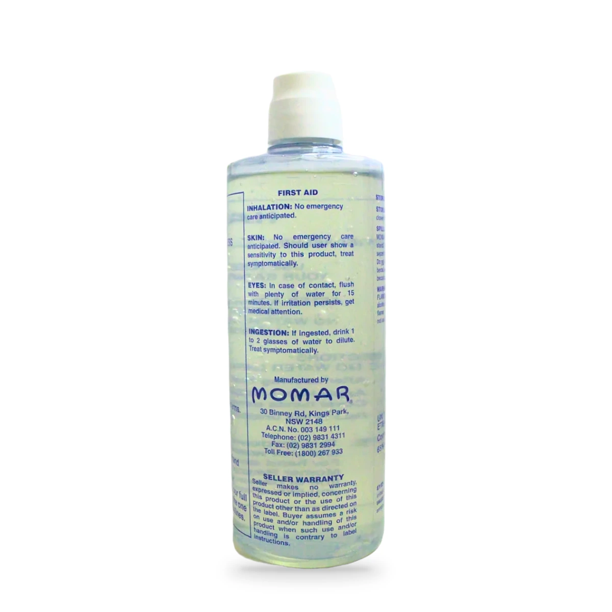 Han-I-Size Hand Sanitiser — back shot
