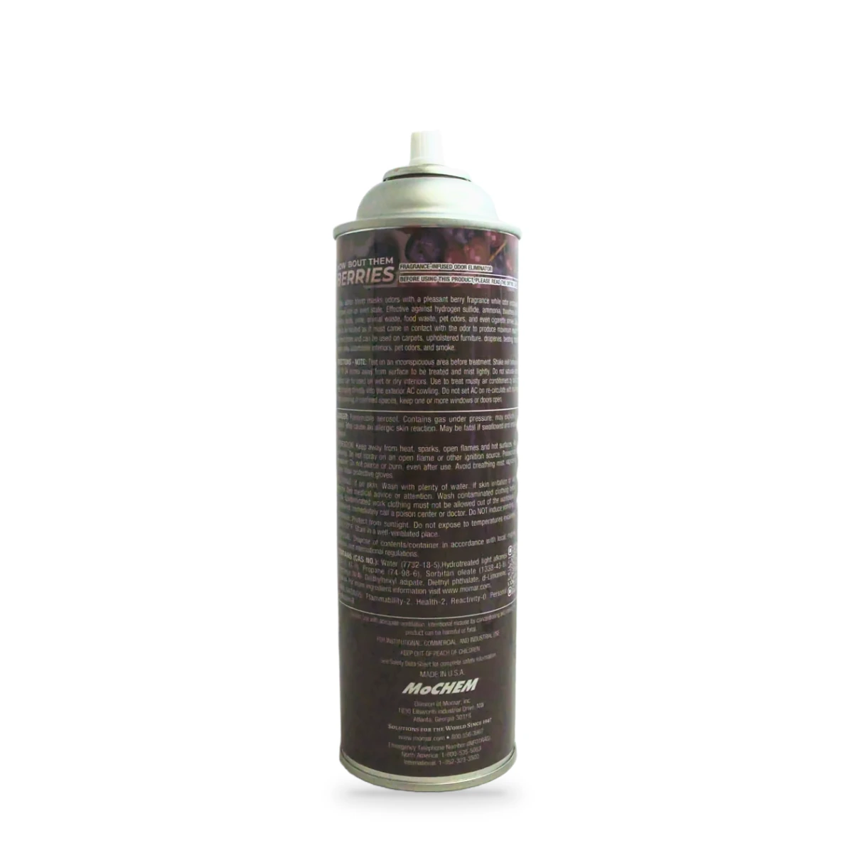 How Bout Them Berries Odour Eliminator — back shot (cap off)