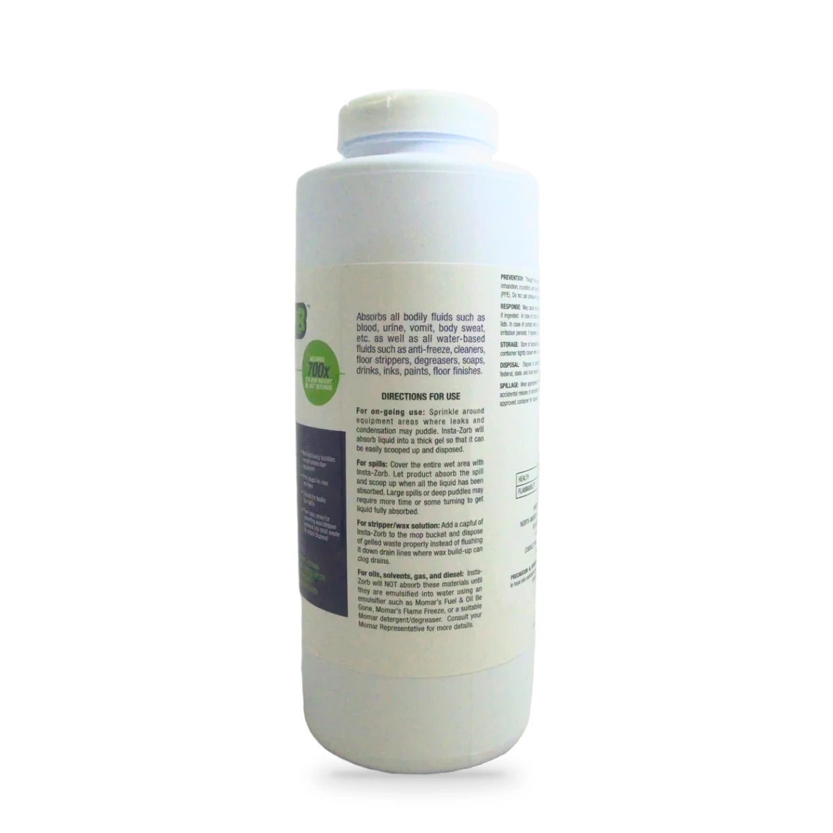 Insta-Zorb Instant Spill Absorbent — side shot
