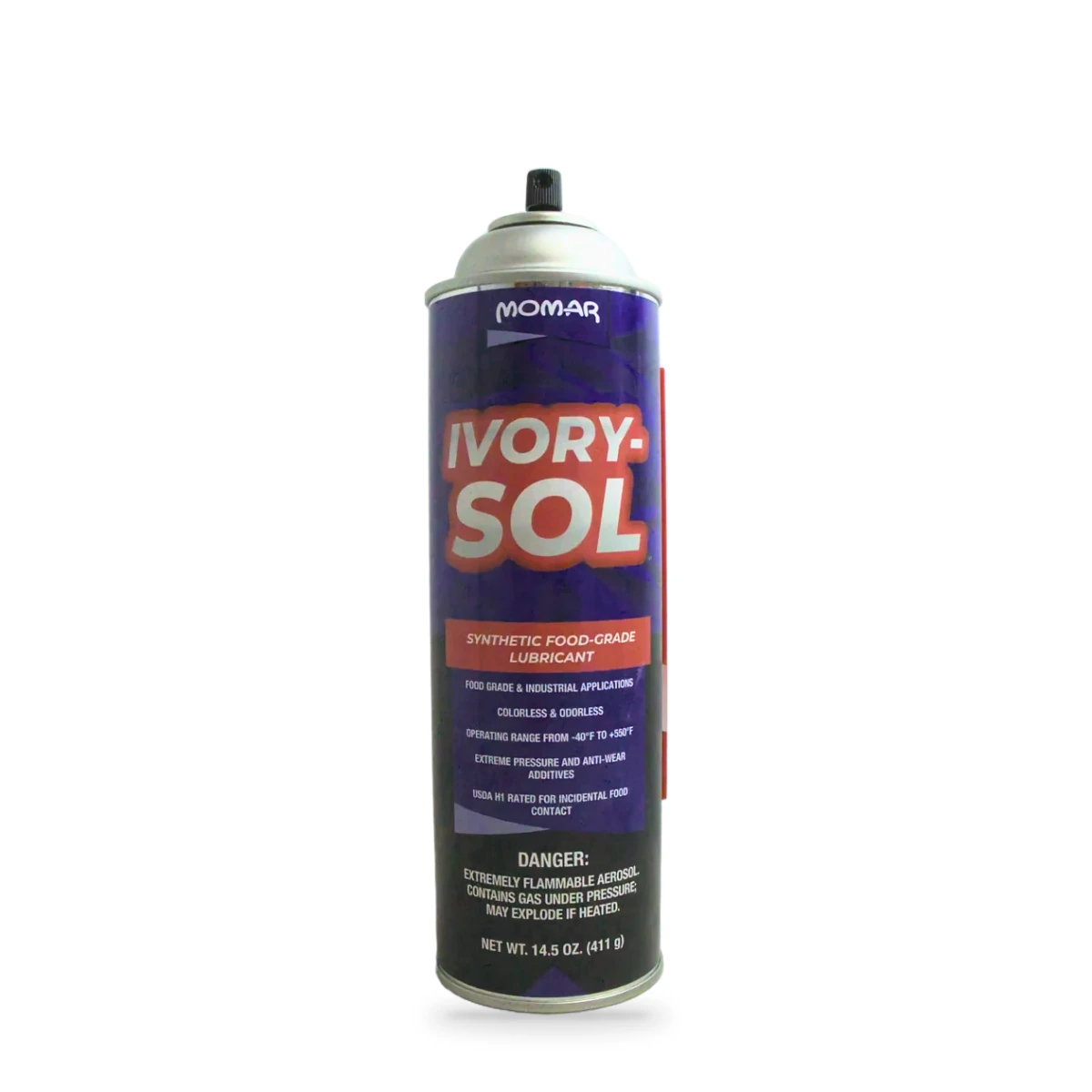 Ivory-Sol Synthetic Food-Grade Lubricant — front shot (cap off)