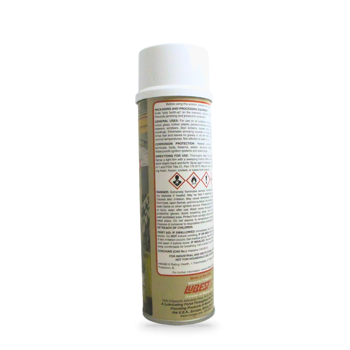 Lubest Silicone Spray — back shot