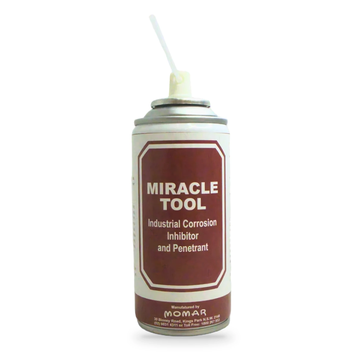 Miracle Tool Industrial Corrosion Inhibitor and Penetrant — front shot (applicator fitted)