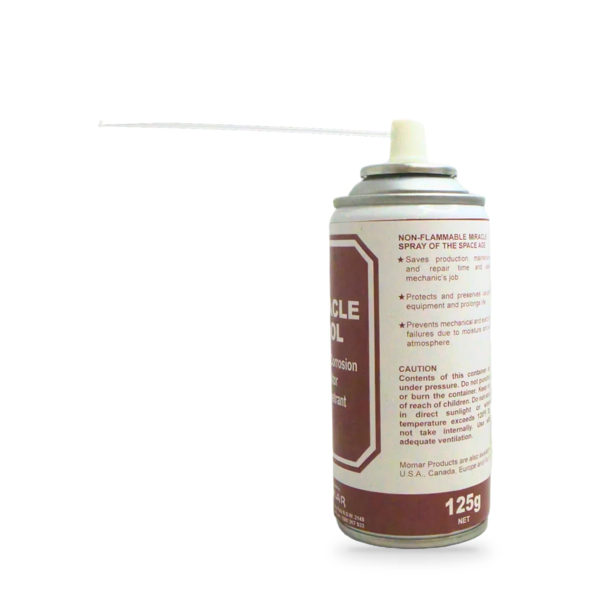 Miracle Tool Industrial Corrosion Inhibitor and Penetrant — back shot (applicator fitted)