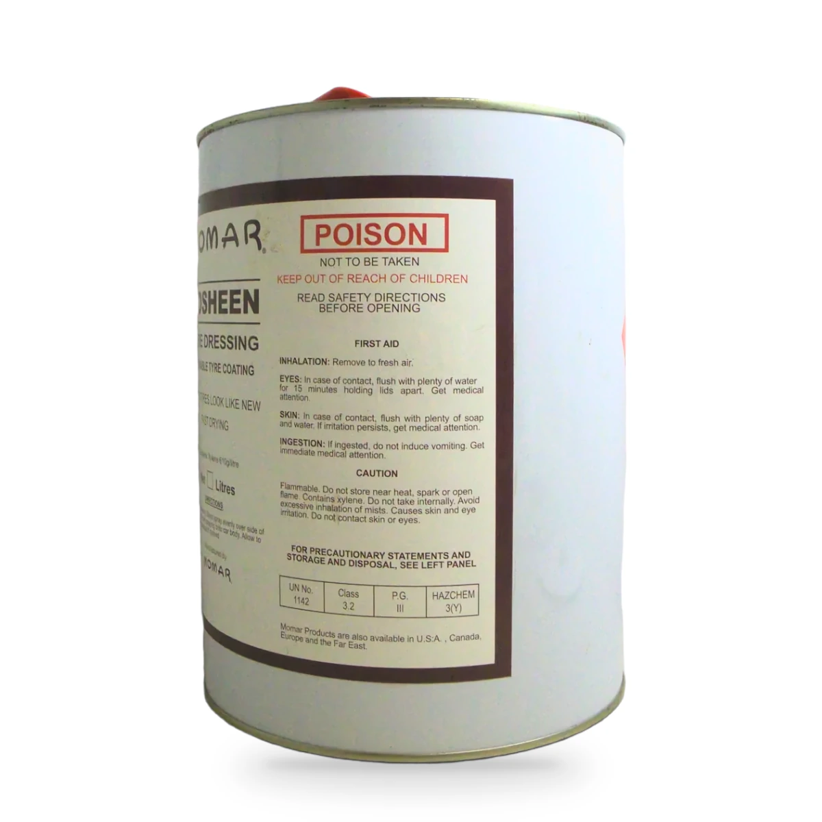 Mosheen Sprayable Tyre Dressing — side shot 1