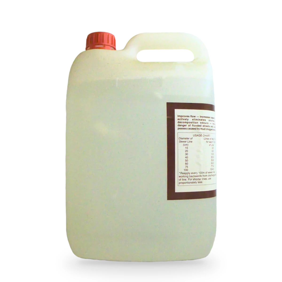 Mud Cat Mud Remover for Storm Sewers 5L — side shot 2