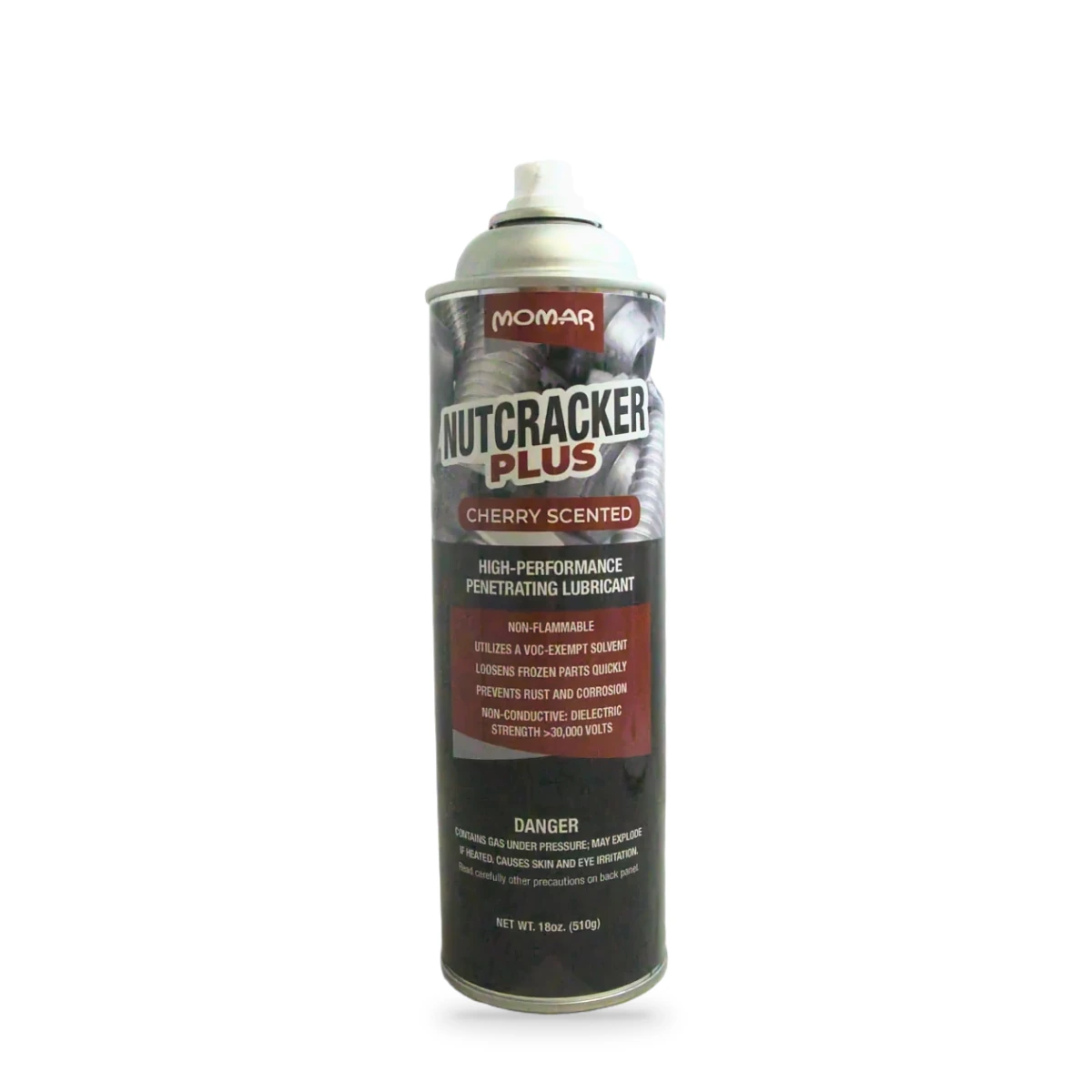 Nutcracker Plus Cherry Scented Penetrating Lubricant — front shot (cap off)