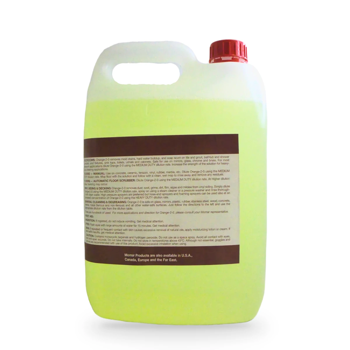 Orange-2-0 General Purpose Citrus Cleaner 5L — back shot