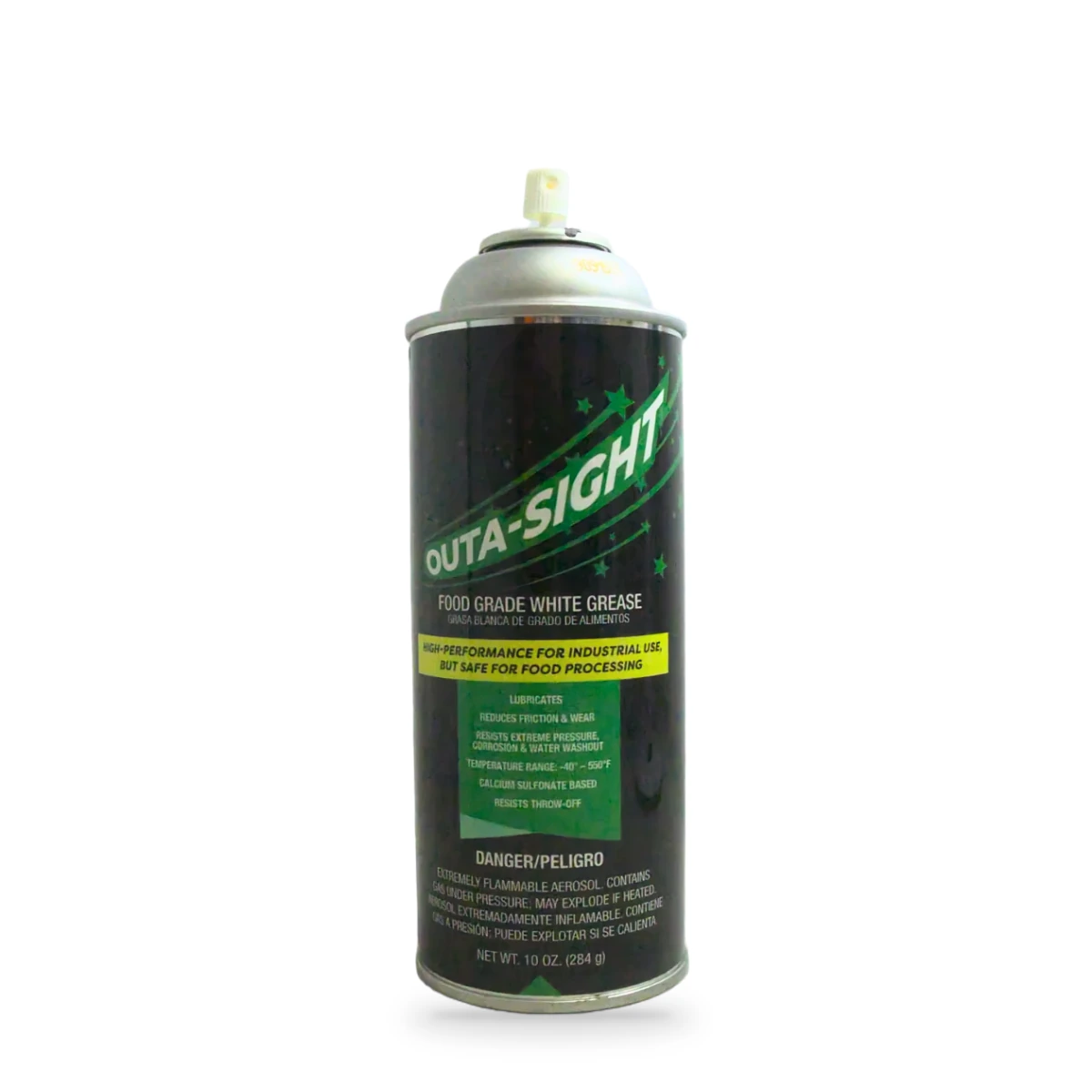 Outa-Sight Food Grade White Grease — front shot (cap off)