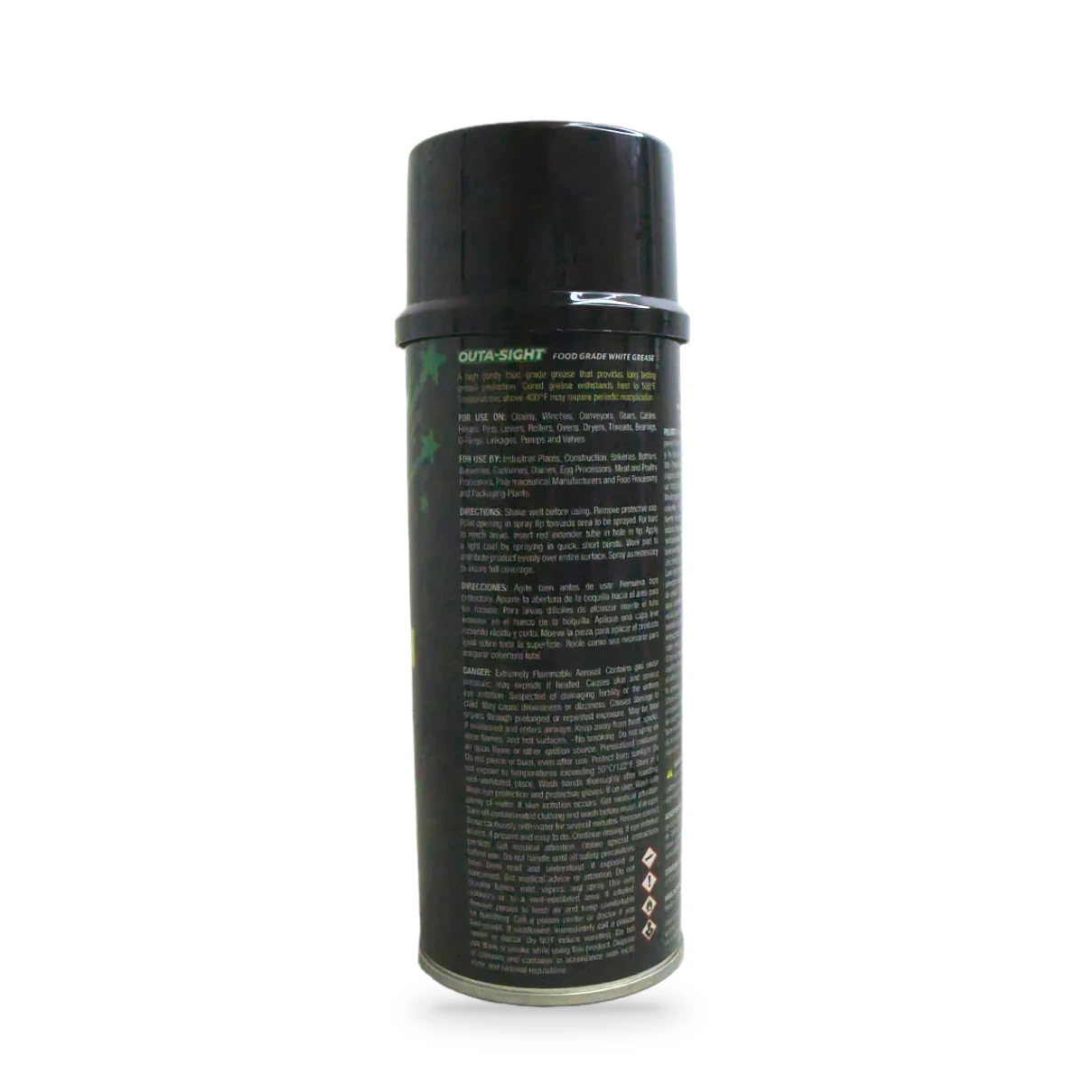 Outa-Sight Food Grade White Grease — back shot