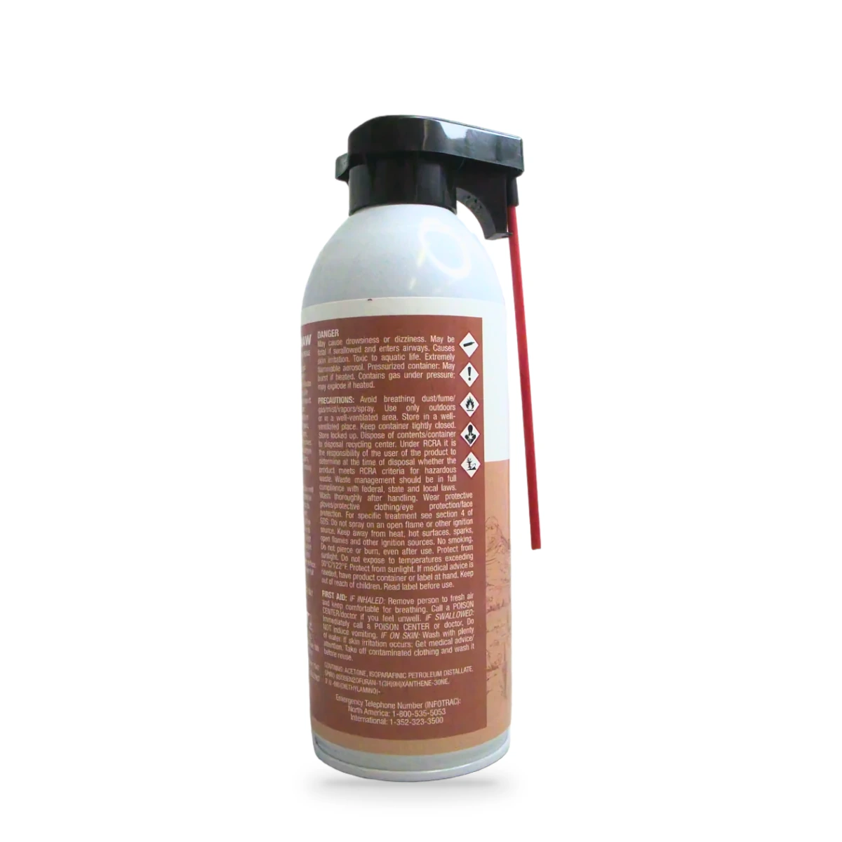 Quick Draw Penetrating Non-Melt Red Grease — side shot (applicator fitted)
