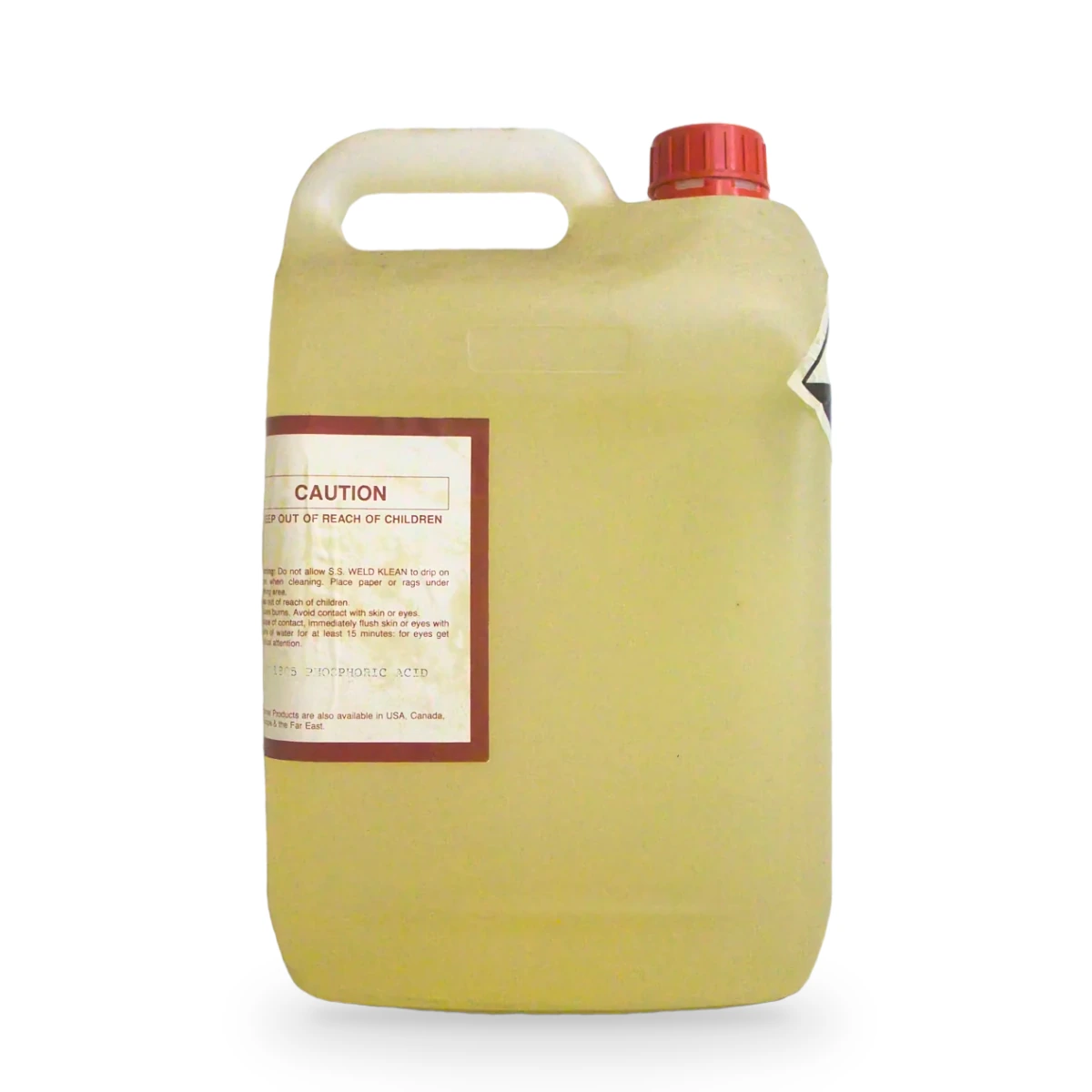 S.S. Weld Klean Stainless Steel Weld Cleaner 5L — side shot 1