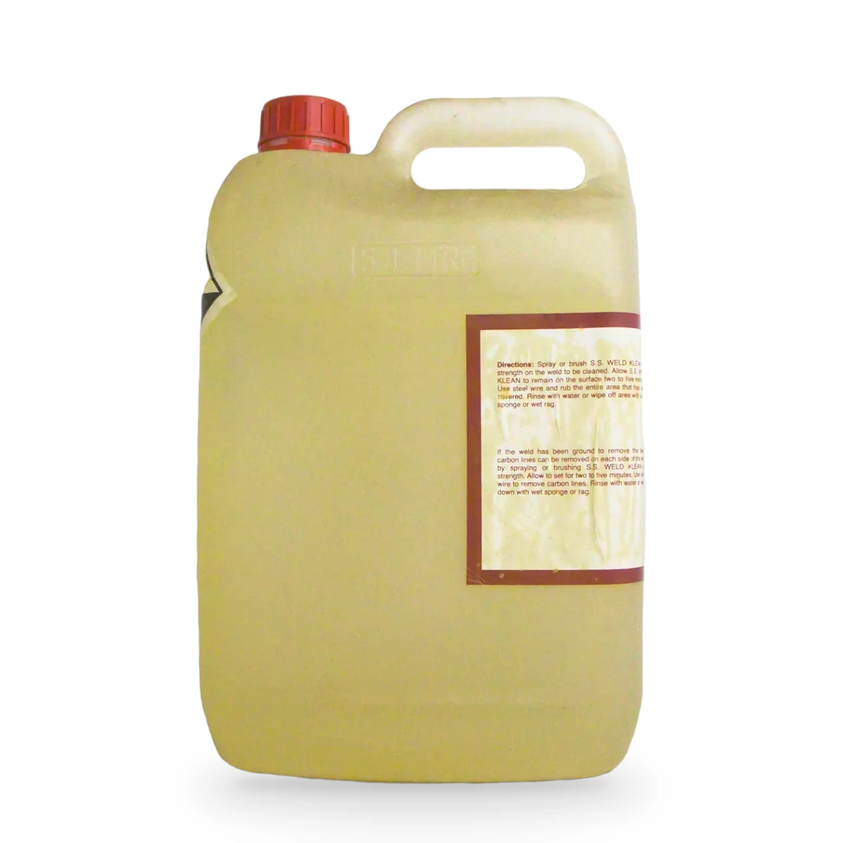 S.S. Weld Klean Stainless Steel Weld Cleaner 5L — side shot 2
