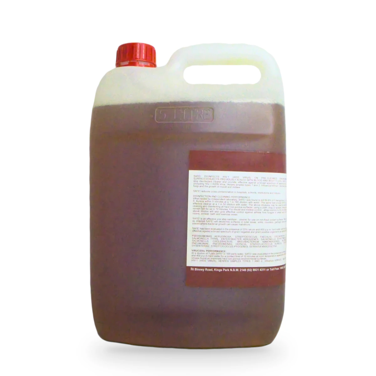 Safe Disinfectant Cleaner Sanitizer 5L — side shot 2