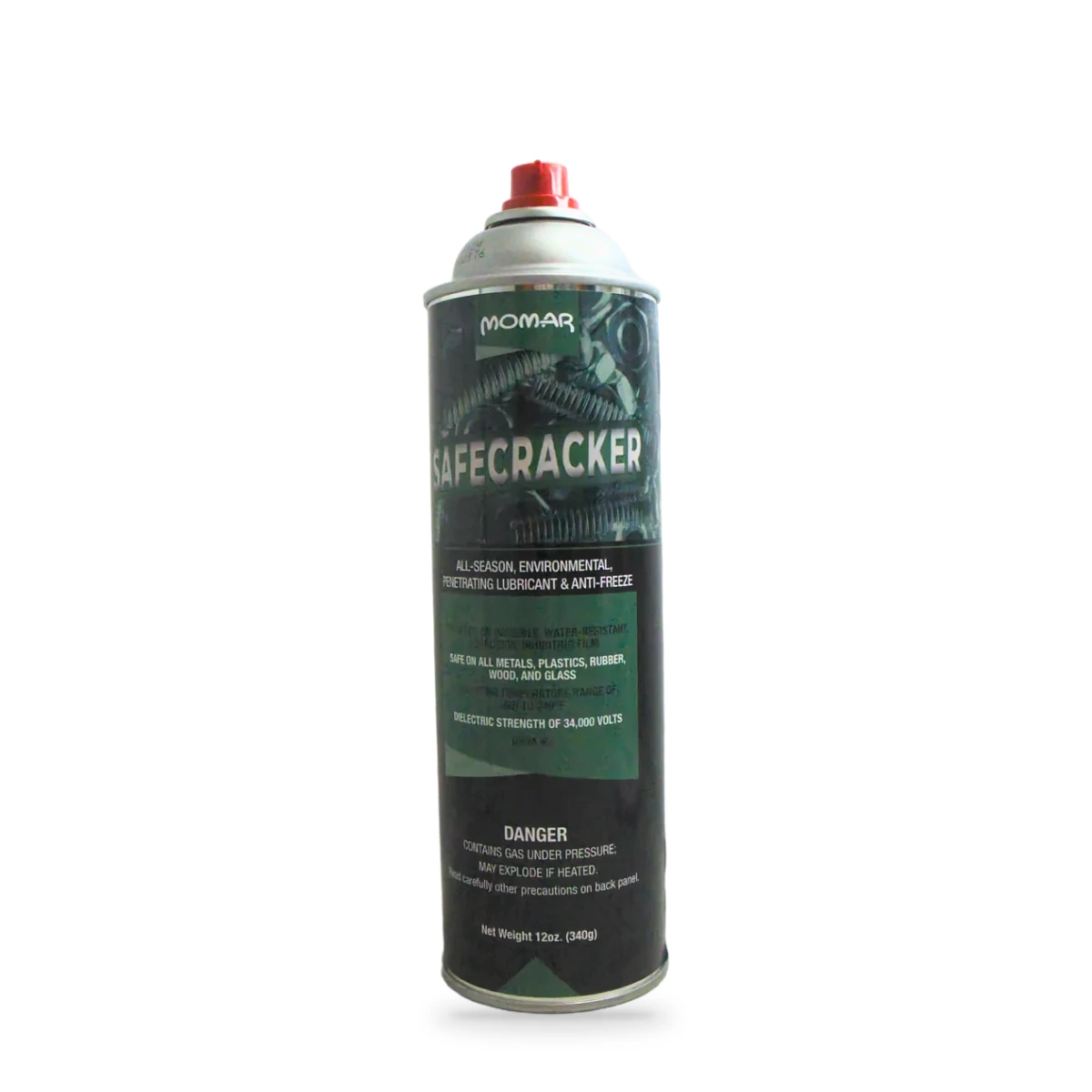 Safecracker Penetrating Lubricant and Anti-Freeze — front shot (cap off)
