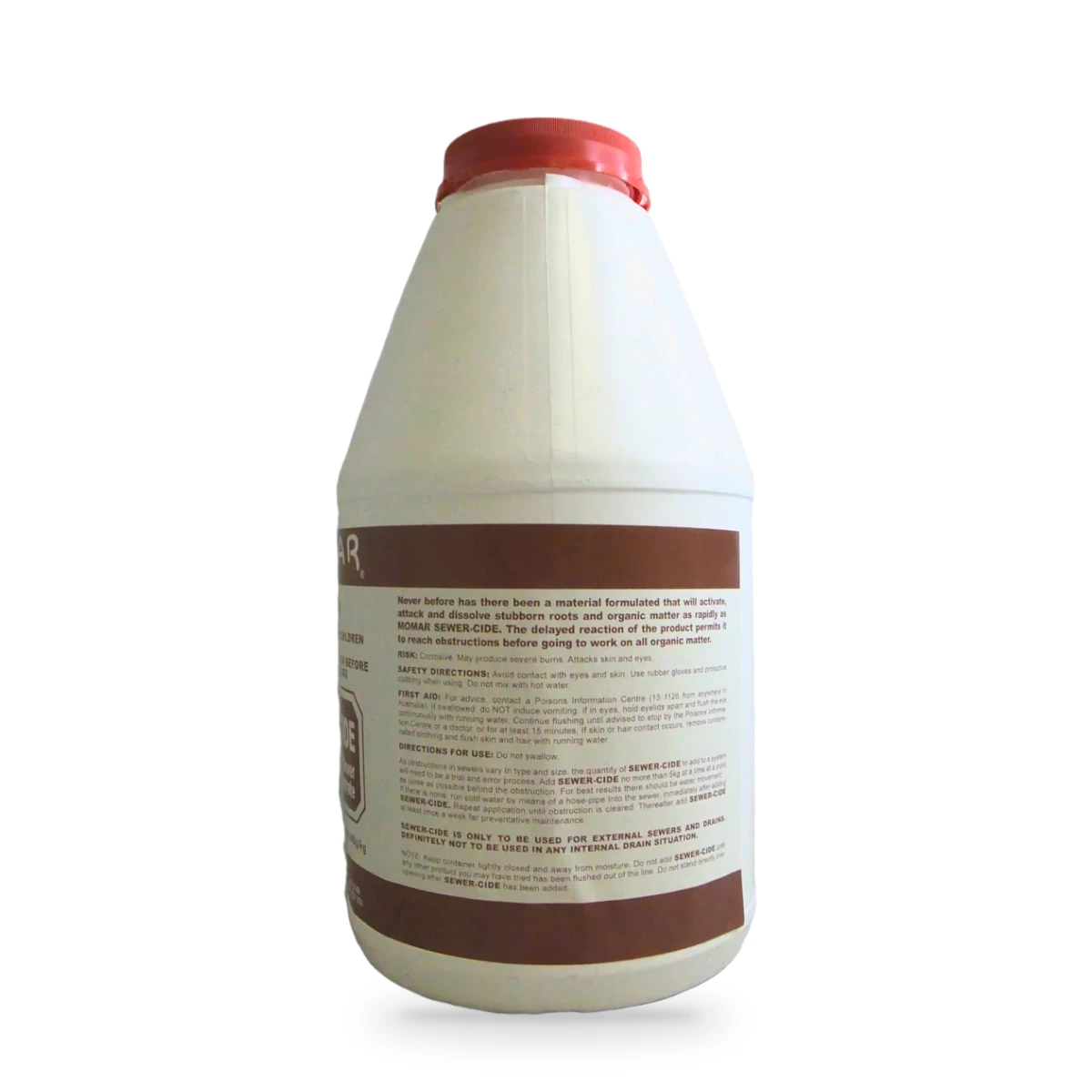 Sewer-Cide Jug — back shot