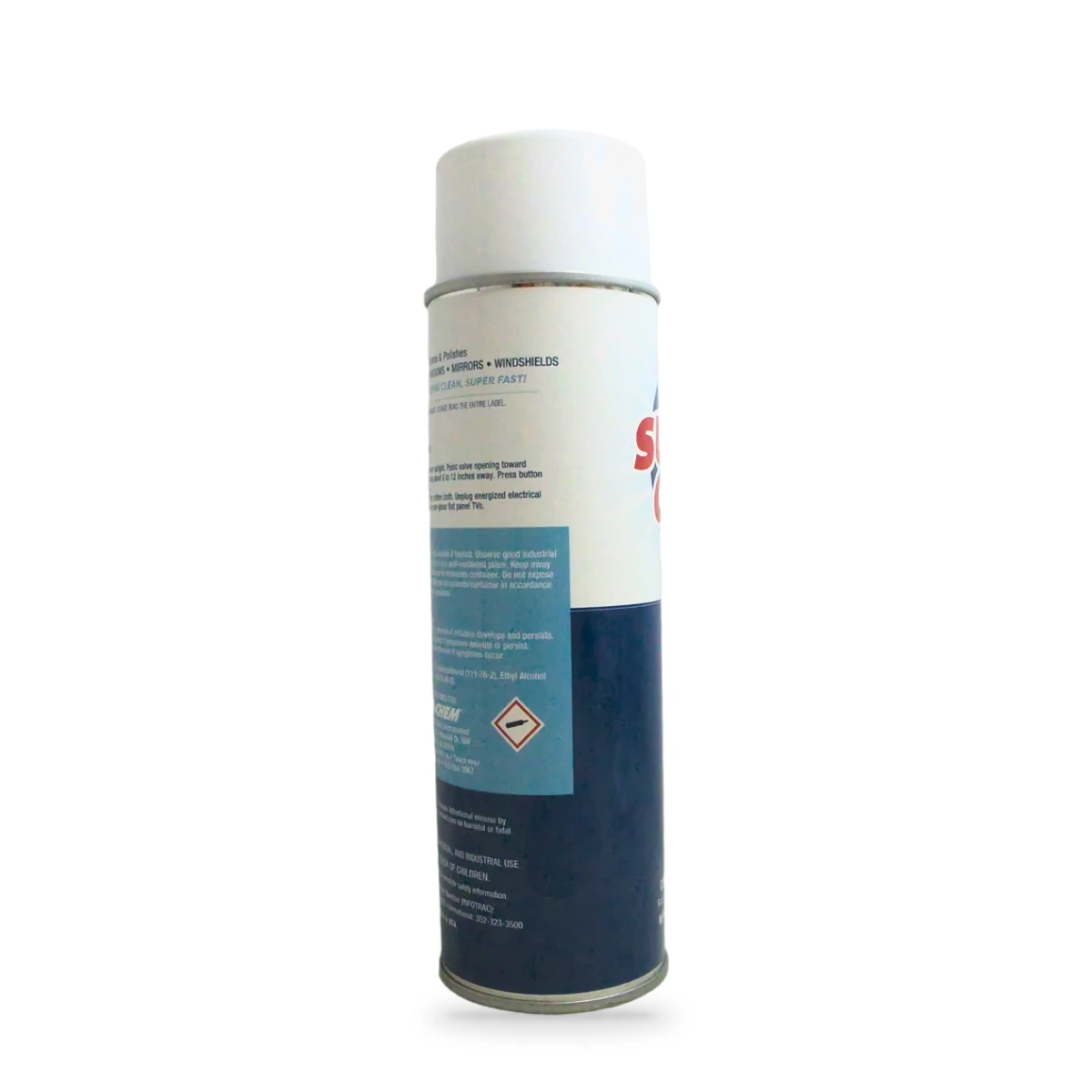 Super Glass Glass Cleaner — side shot