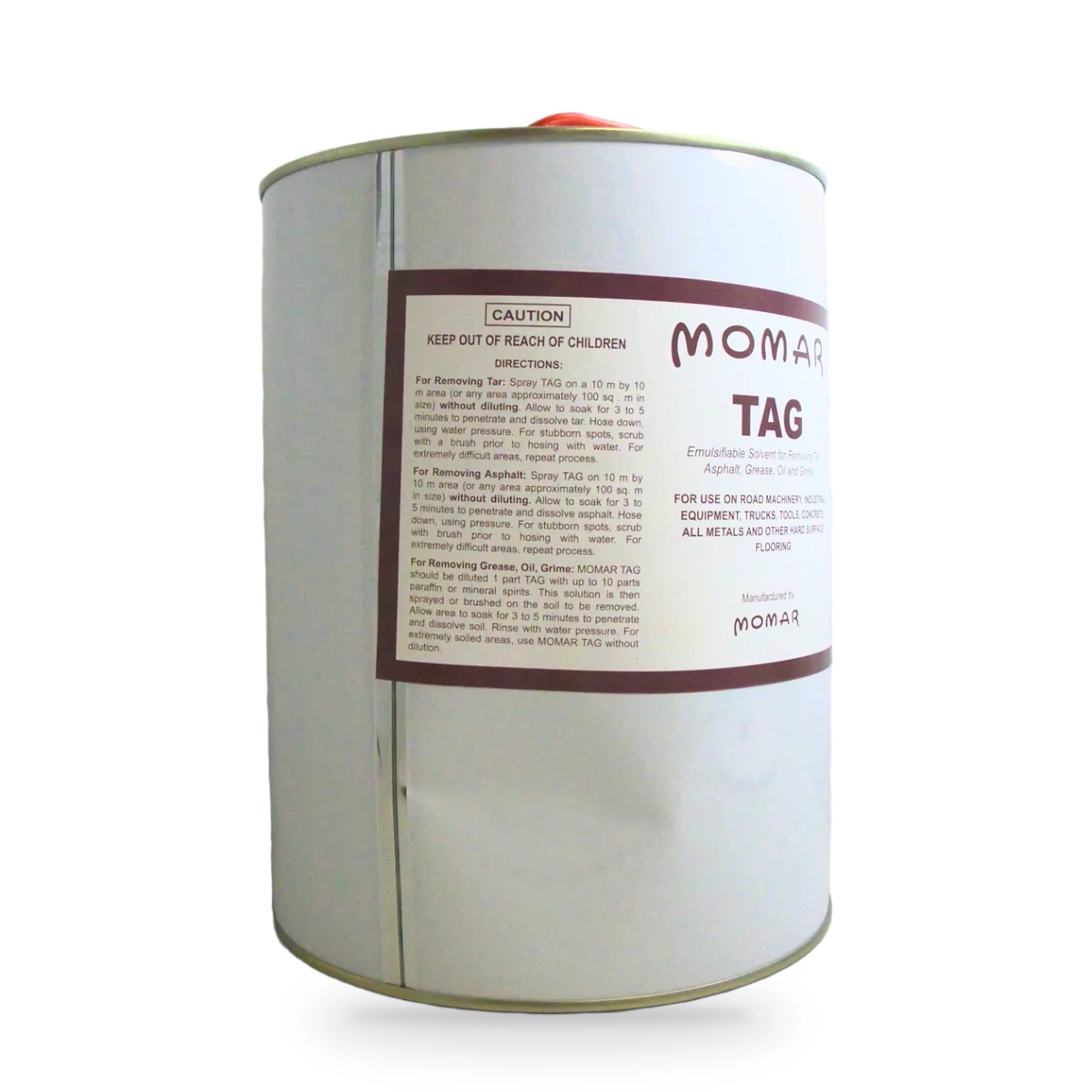 Tag Emulsifiable Solvent for Tar Asphalt and Grease — side shot 1