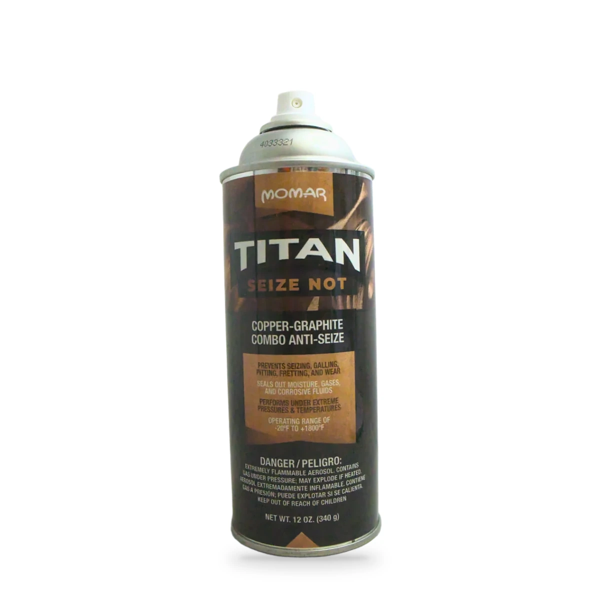 Titan Seize Not Copper-Graphite Anti-Seize — front shot (cap off)