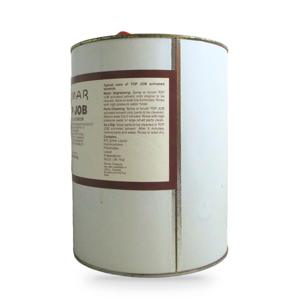 Top Job Solvent Activator — side shot 1