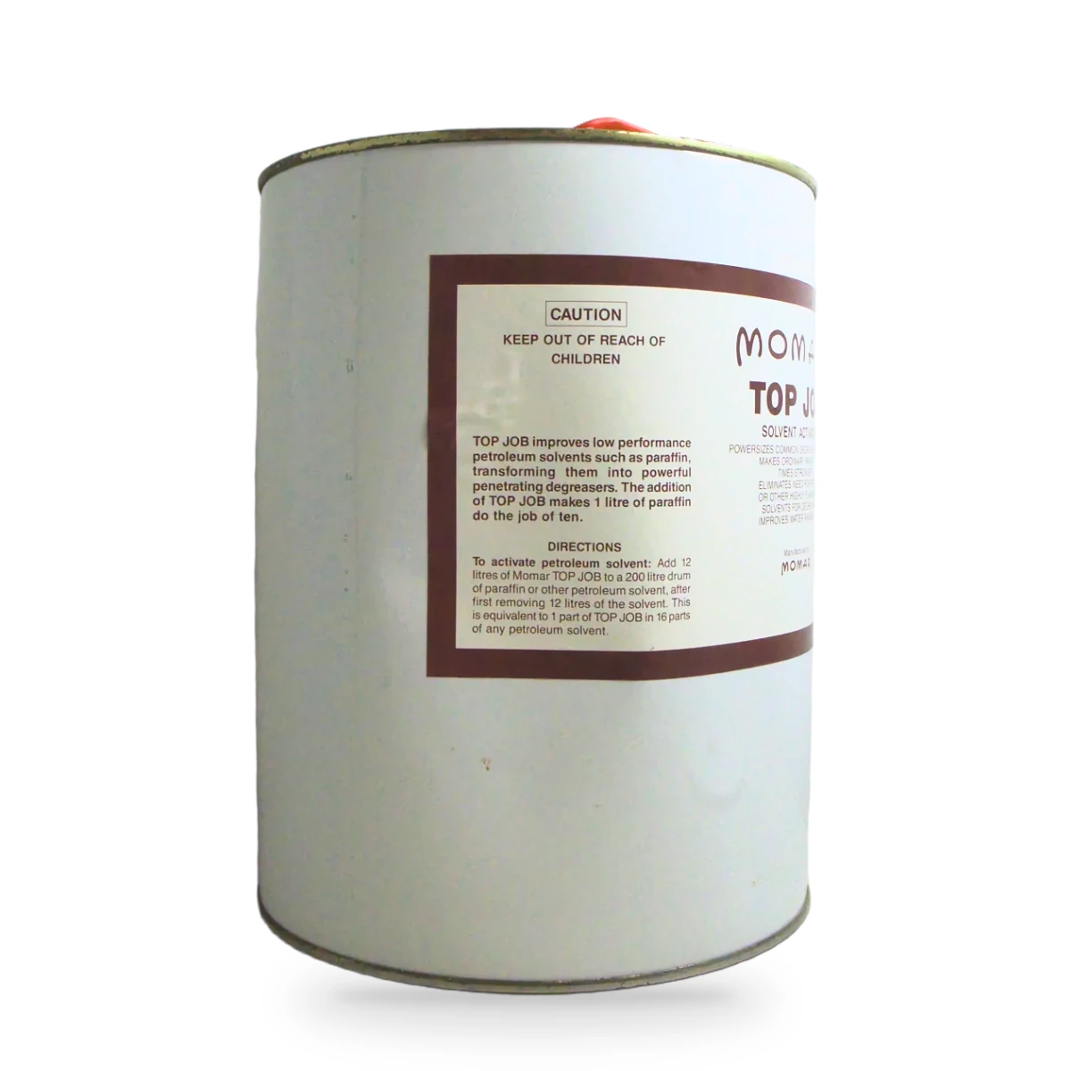 Top Job Solvent Activator — side shot 2