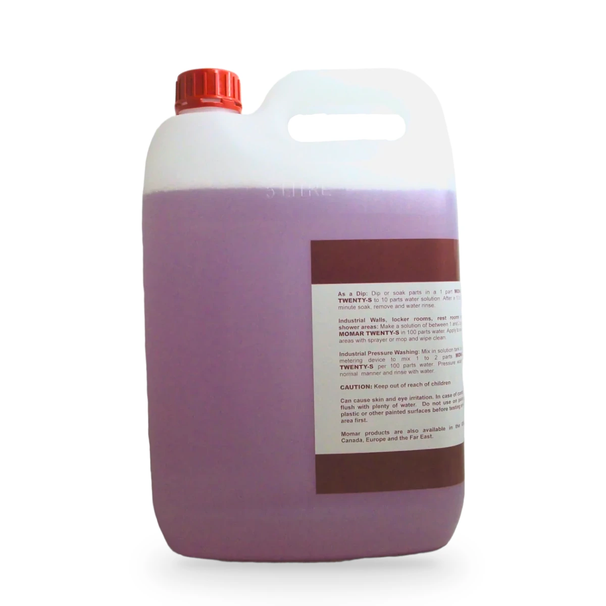Twenty-S Super Industrial Strength Safety Solvent Degreaser 5L — side shot 2