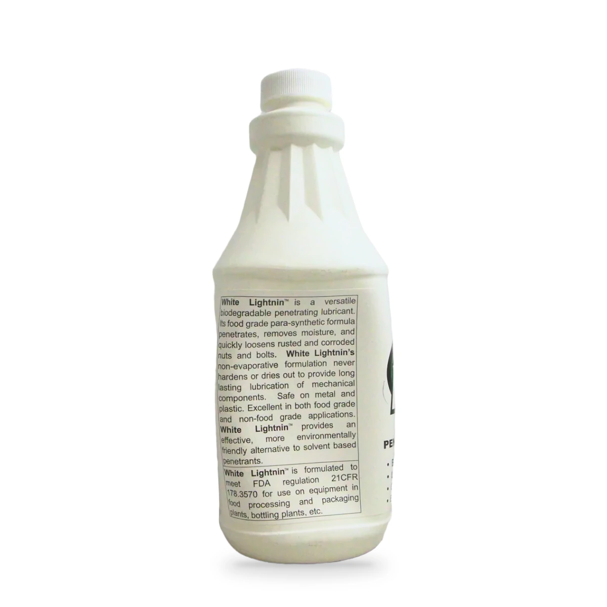 White Lightnin Penetrating Lubricant — side shot