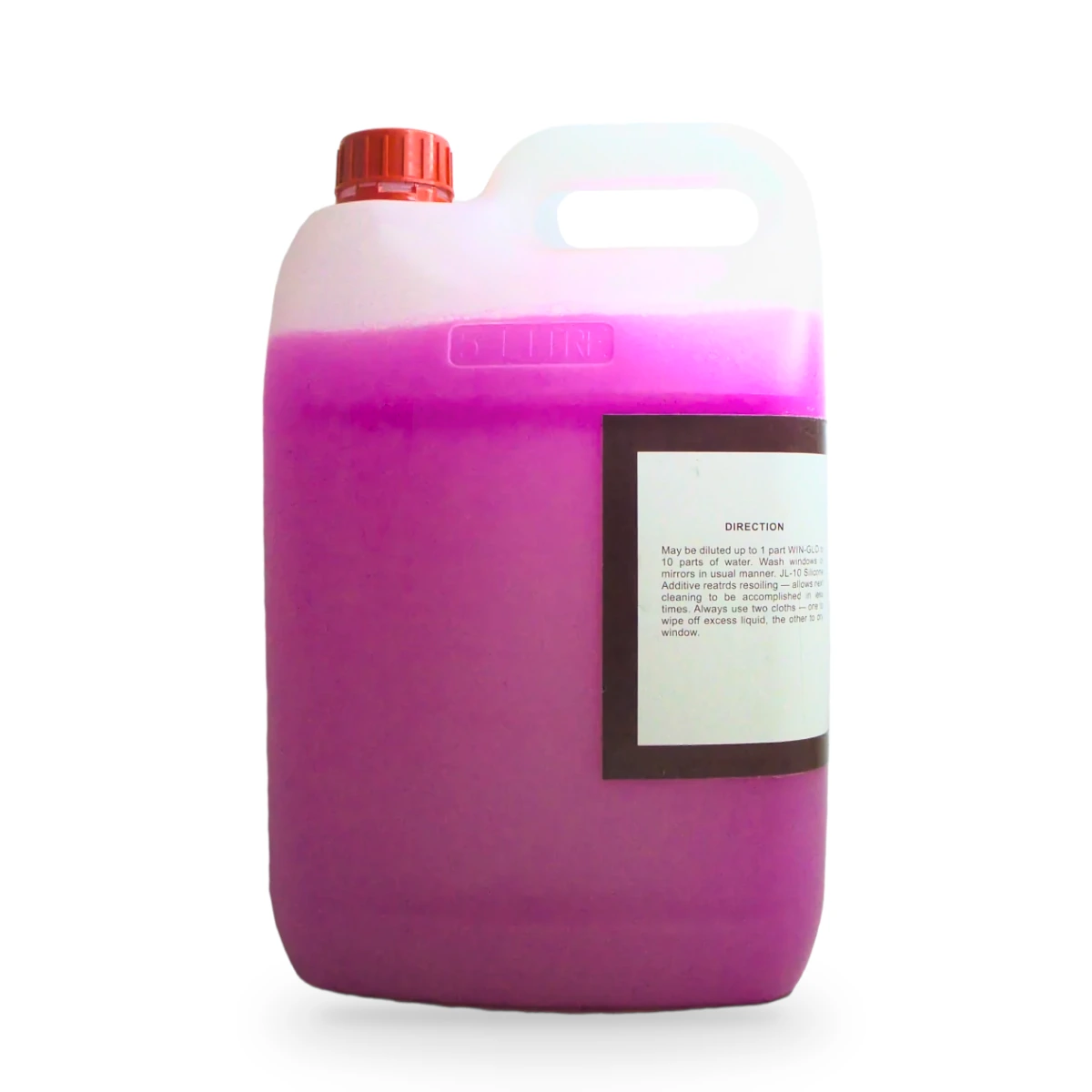 Win-Glo Siliconized Glass and Mirror Cleaner 5L — side shot 2